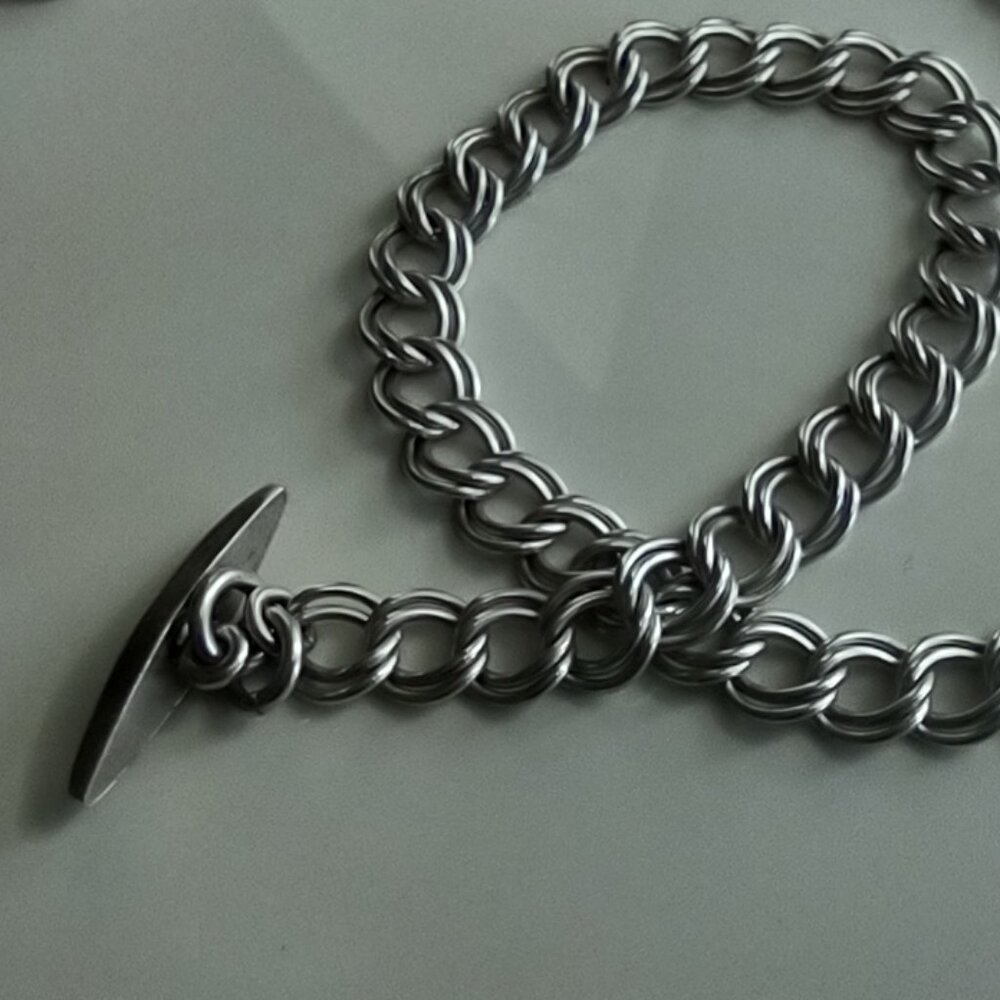 Amy Kahn Russell AKR Sterling Silver Turquoise Necklace - 16".  50 grams - Picture 11 of 14